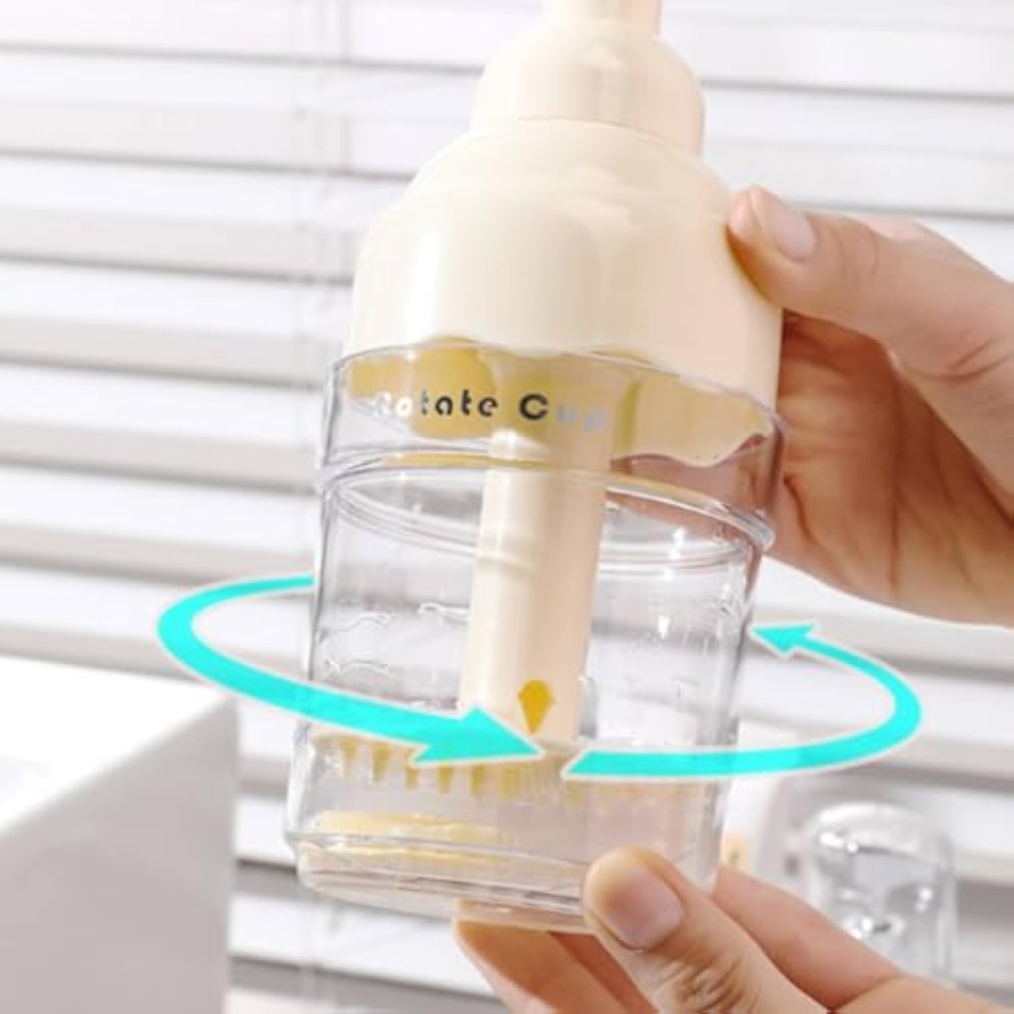 Hand-Pressed Foaming Pump Bottle, Transparent